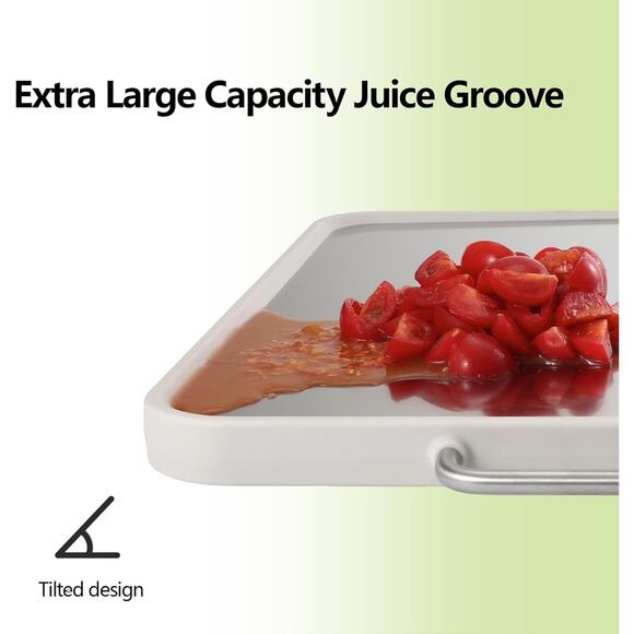 Stainless Steel Cutting Board, Double Sided Cutting Boards for Kitchen, Stainles - Picture 5 of 5